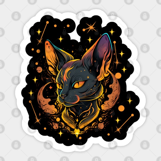 Spacecat Sticker by ArtRoute02